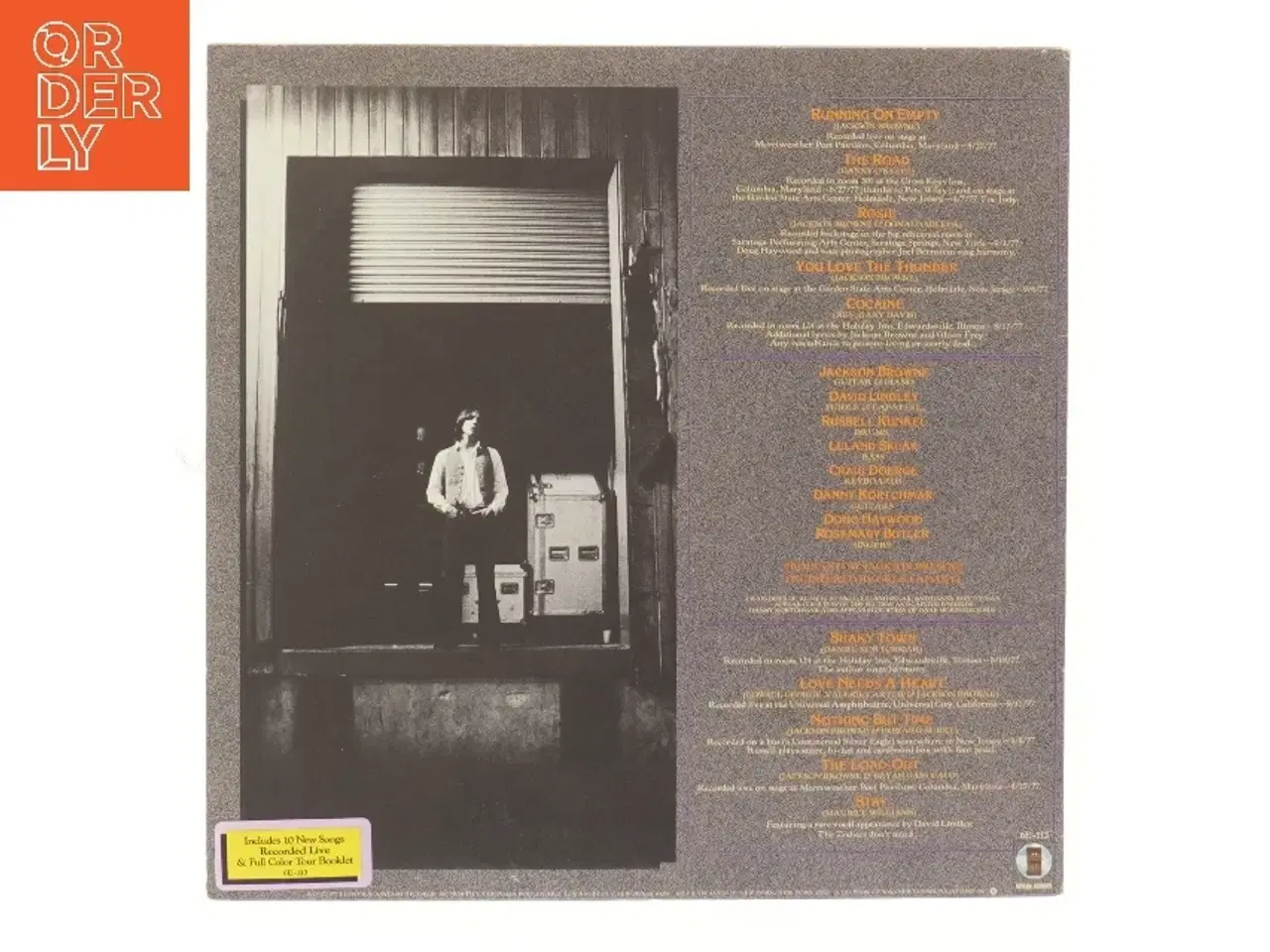 Billede 2 - Jackson Browne: Running on Empty LP