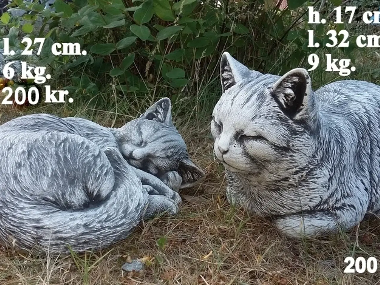 Billede 8 - HAVEFIGUR - KATTE -flere modeller - frostsikre