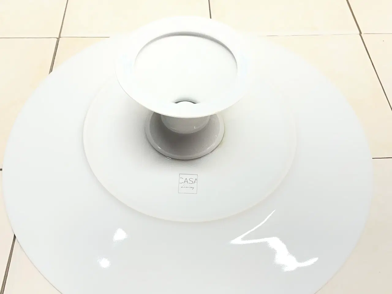 Billede 2 - Lagkagefad med fod