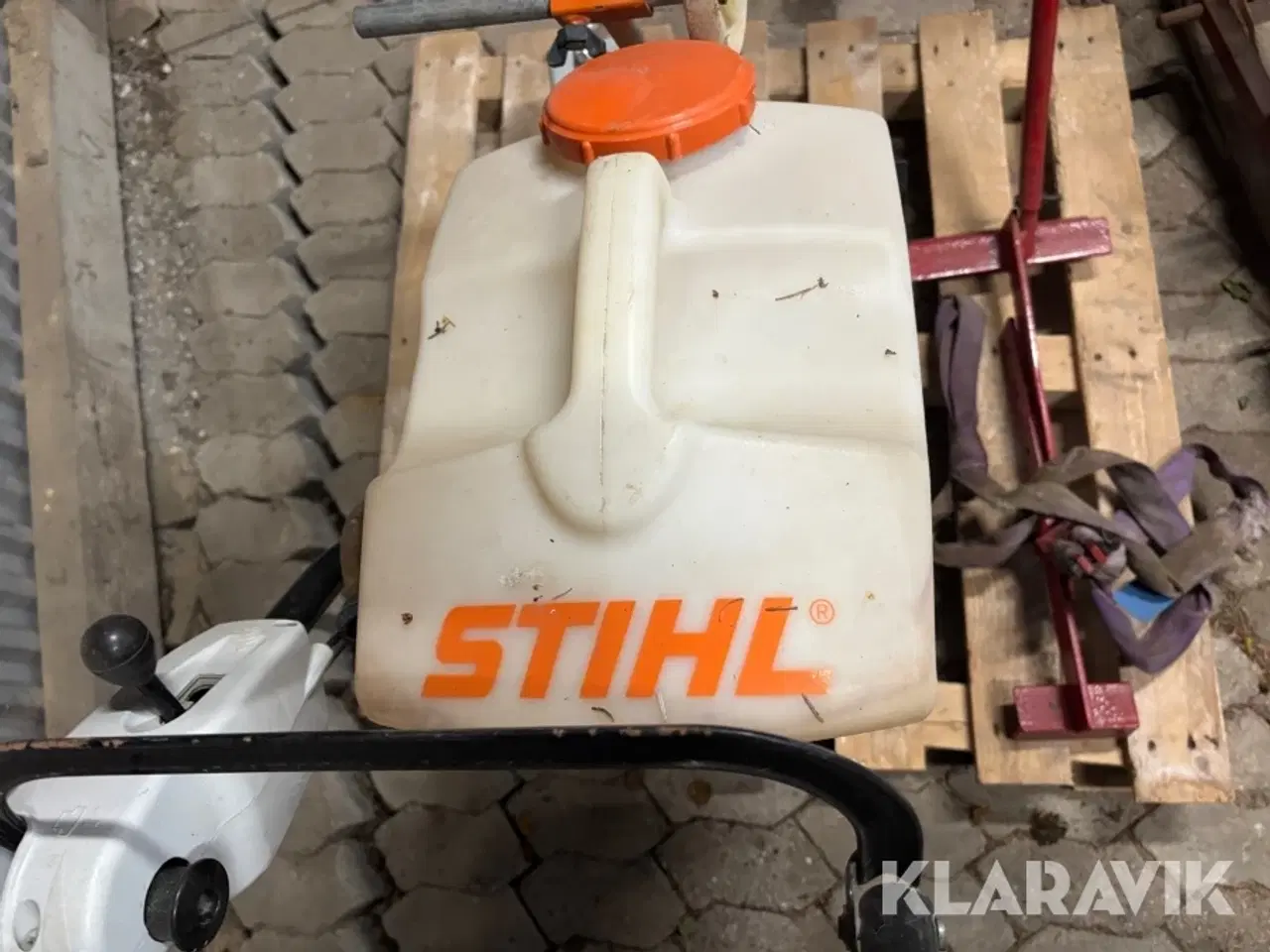 Billede 9 - Føringsvogn + fliseløfter Stihl FW 20