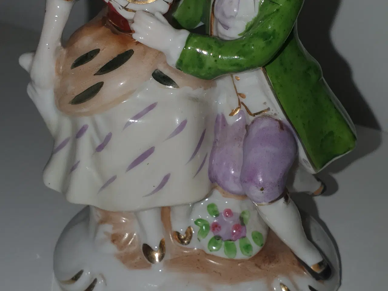 Billede 1 - Porcelænsfigur - Barok kvinde og mand