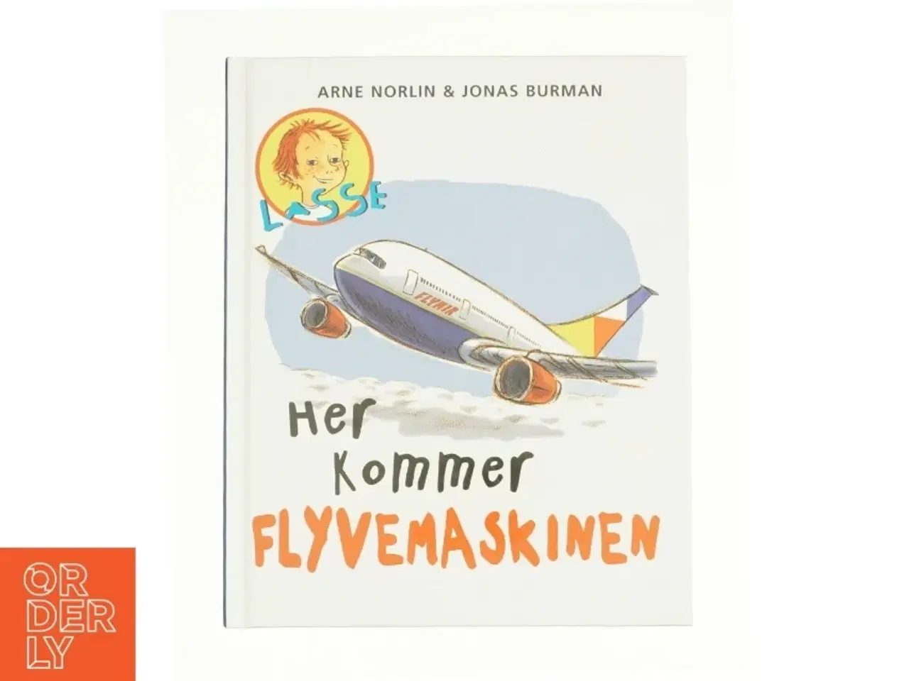 Billede 1 - Her kommer flyvemaskinen af Arne Norlin og Jonas Burman fra Bog
