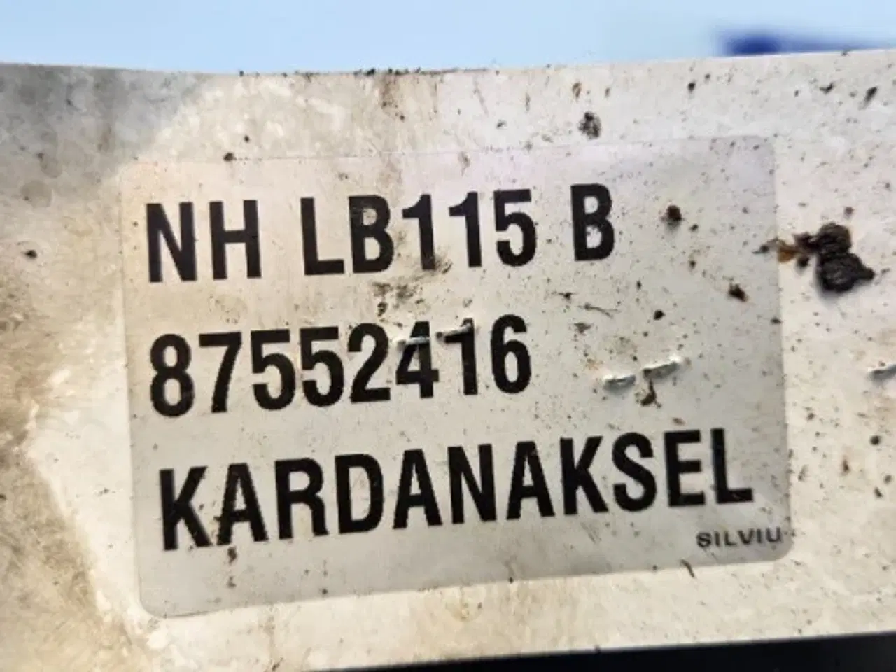 Billede 5 - New Holland LB115B Kardanaksel 87552416