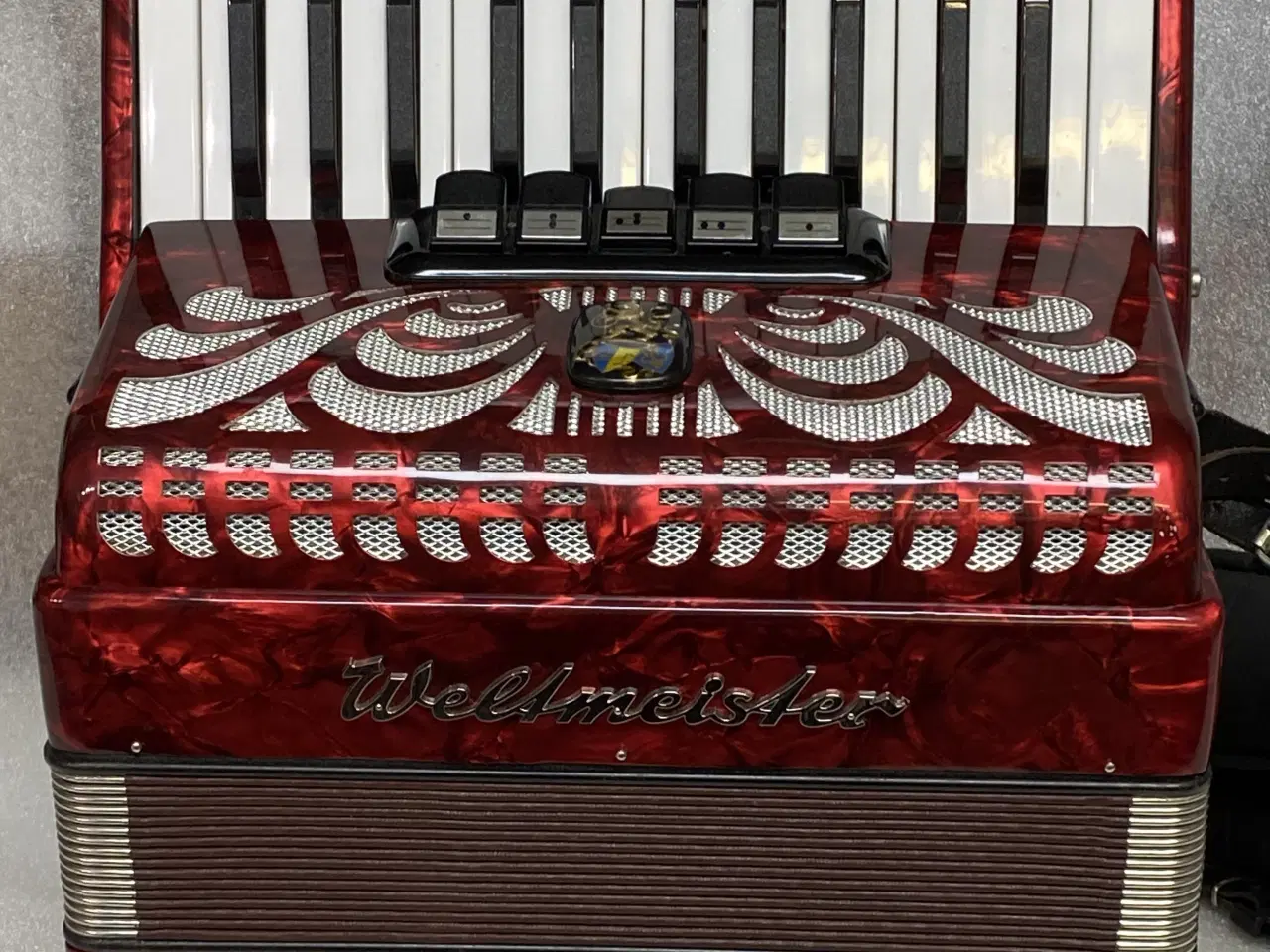 Billede 10 - Weltmeister Caprice tangent-harmonika – vinrød – 5