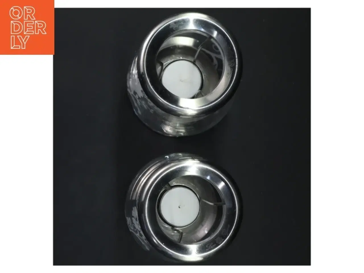 Billede 3 - Glas lysestager (str. 20x10 cm)