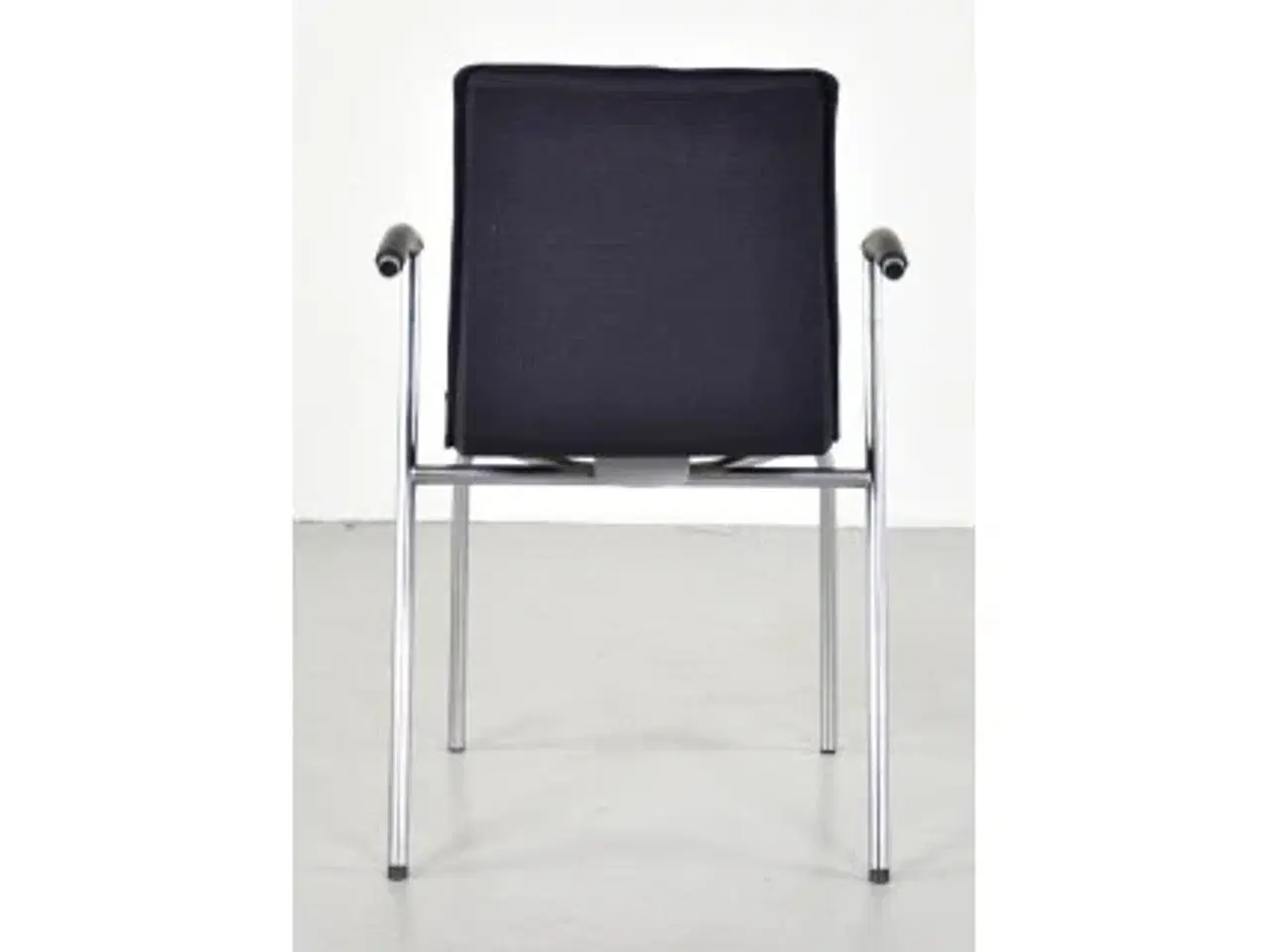 Billede 3 - Four design g2 konferencestole i sort/blå med blank krom stel
