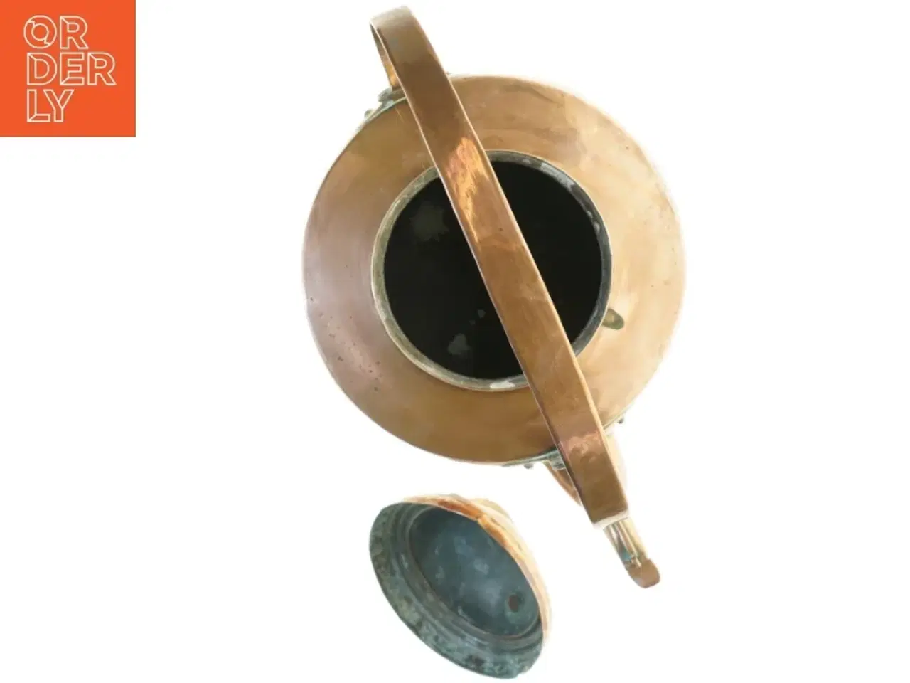 Billede 6 - Kobber-kedel, mål: 45 x 27 x 32 cm