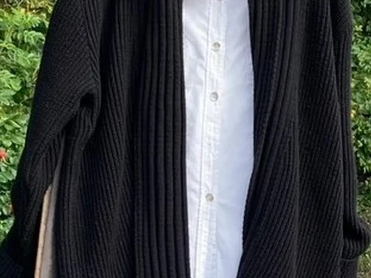Billede 4 - Ivan Grundahl cardigan med længde og sjalskrave