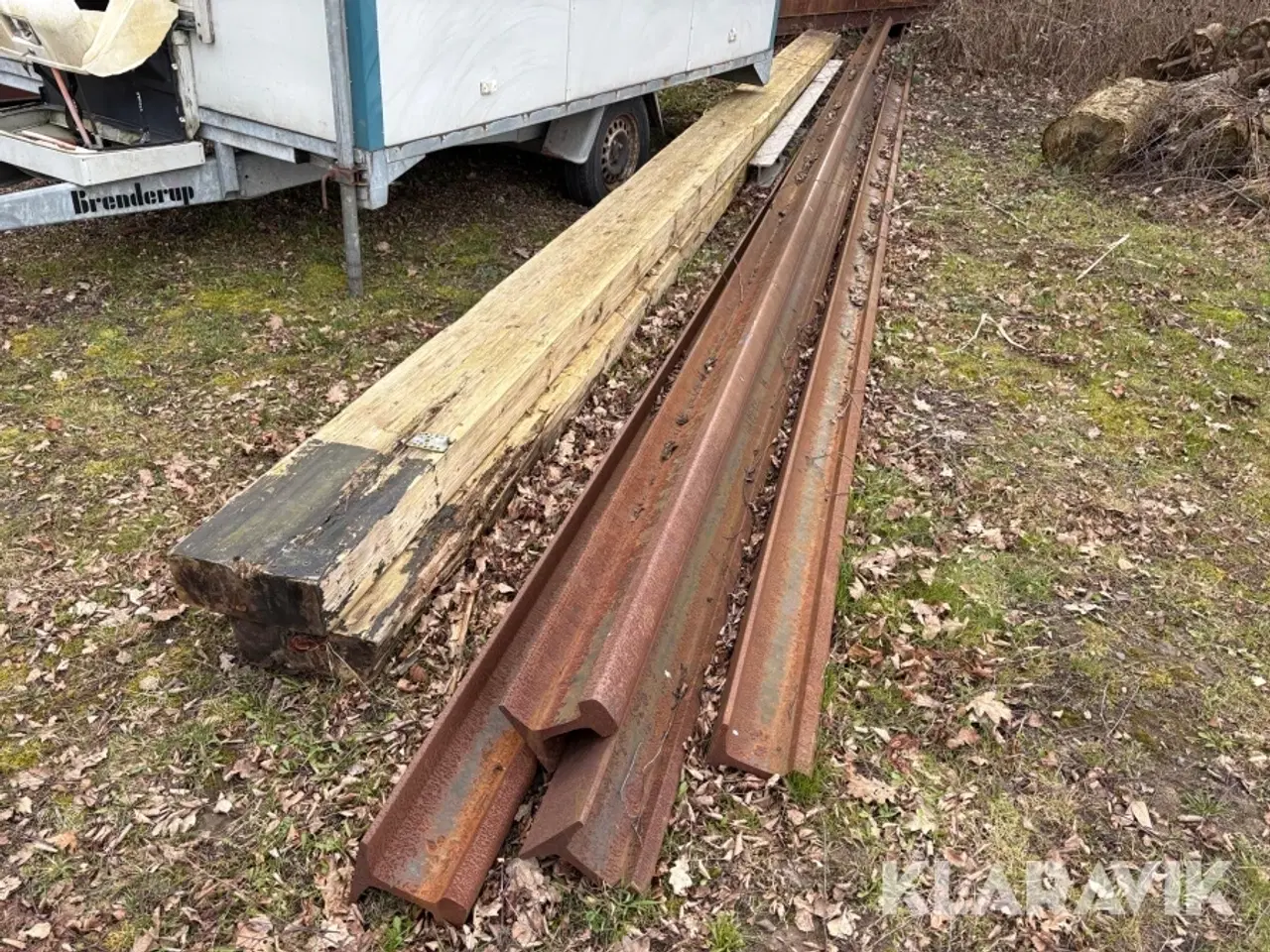 Billede 5 - Jernbaneskinner 4 styk