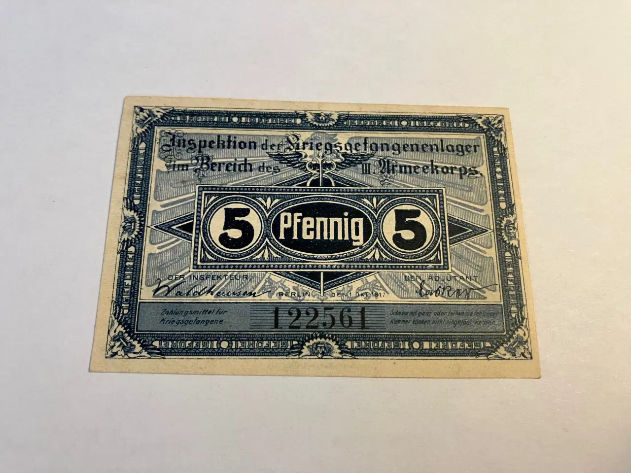 Billede 1 - 5 Pfennig 1917