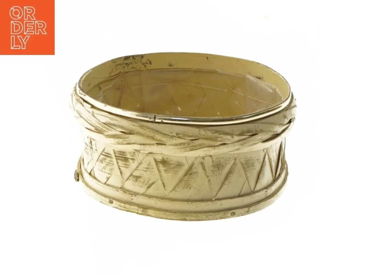 Billede 3 - Oval kurv (str. 20x25x8,5 cm)