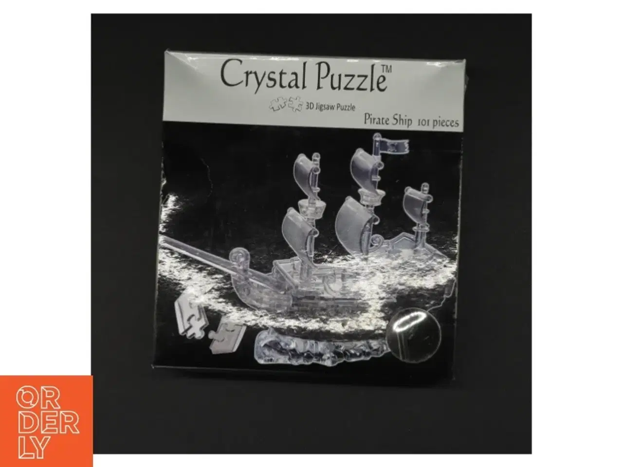 Billede 1 - 3D krystalpuslespil - piratskib fra Crystal Puzzle (str. 18 x 19 x 5 cm)