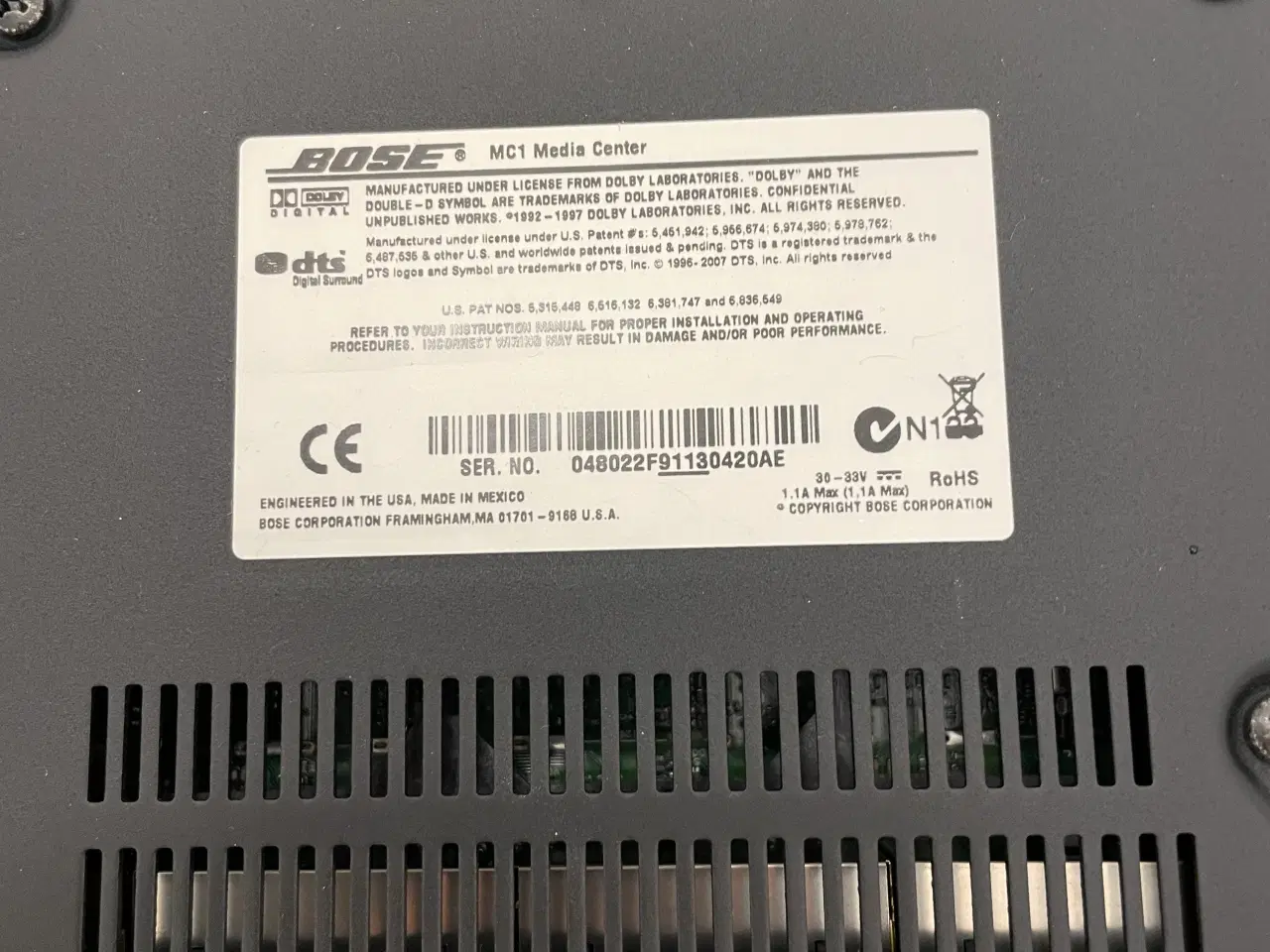 Billede 4 - Bose Lifestyle Surround 5.1 anlæg komplet