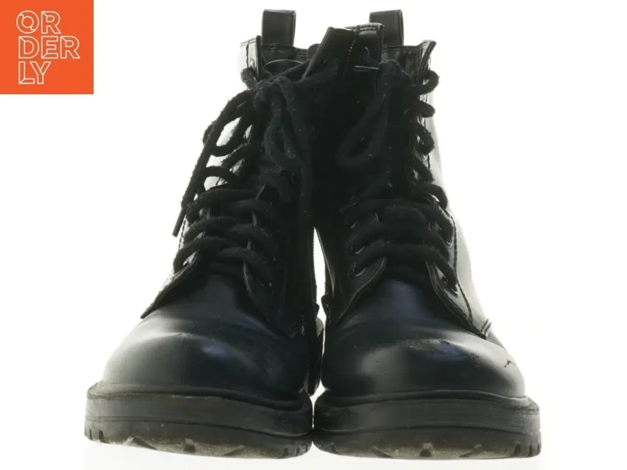 Billede 4 - Sort støvle med snørebånd fra Soda (str. Længde, 28 cm)