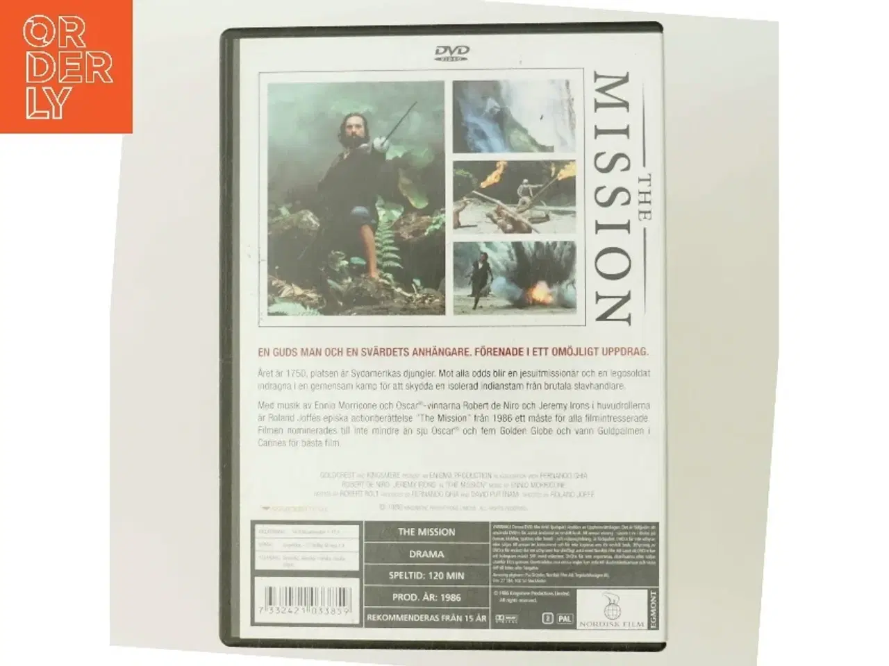 Billede 3 - The Mission med Robert De Niro (DVD)