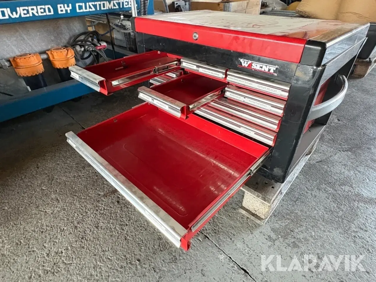 Billede 11 - Værktøjskasse med skuffer Bauhaus Wisent