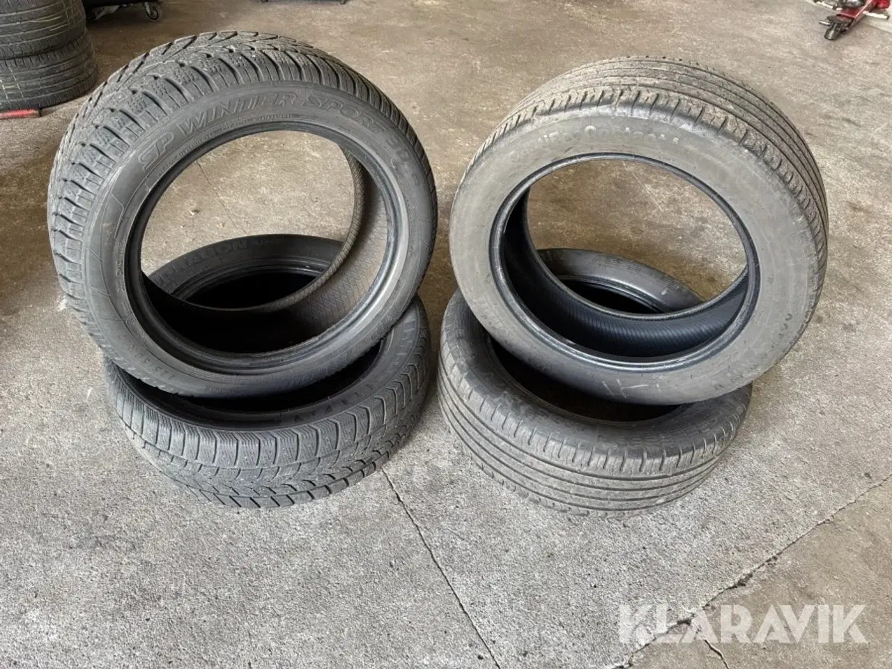 Billede 1 - Dæk Continental, Dunlop, Imperial