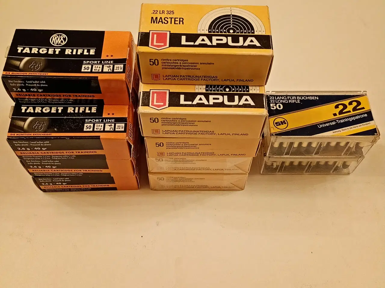 Billede 1 - RWS, Lapua og SK ammunition til salonriffel 