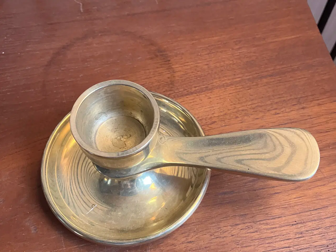 Billede 2 -  Vintage messing kammerlysestage