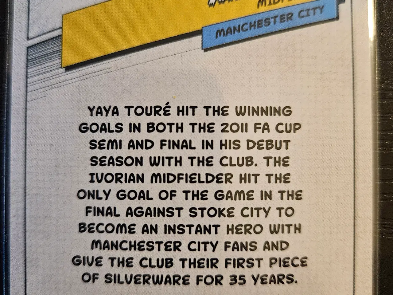 Billede 2 - Yaya Toure 062/125 Fodboldkort