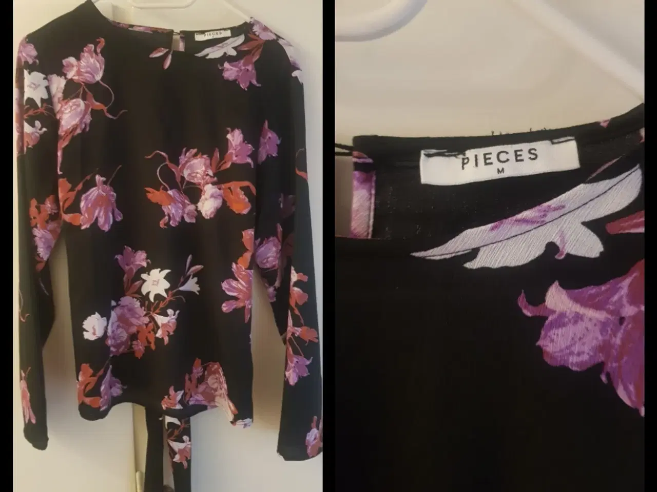 Billede 1 - Bluse med blomster