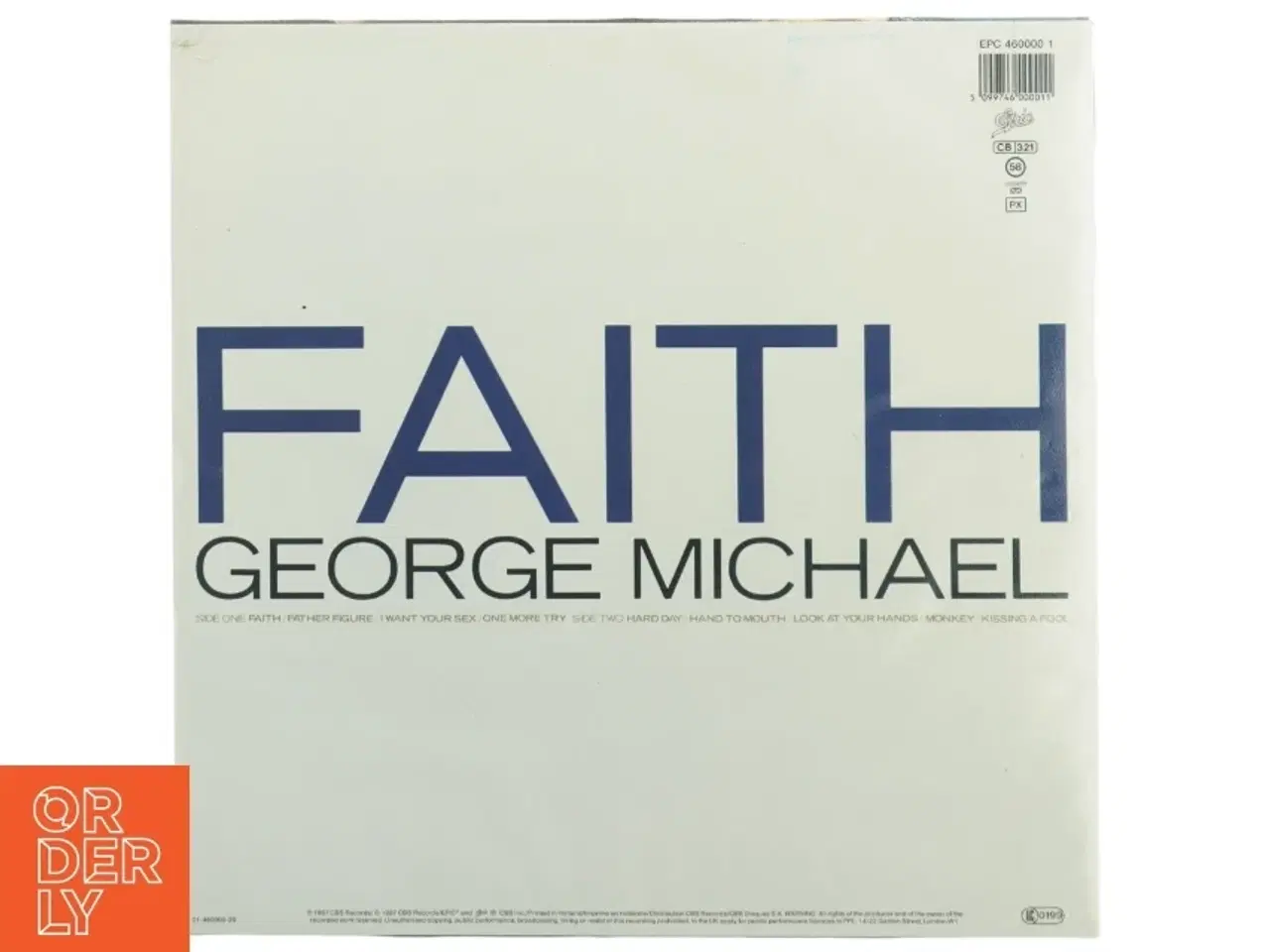 Billede 1 - George Michael - Faith Vinyl LP fra Epic (str. 31 x 31 cm)