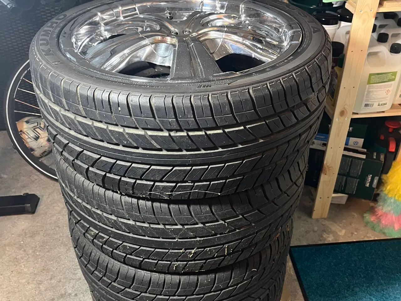 Billede 4 - 18” alufælge med dæk