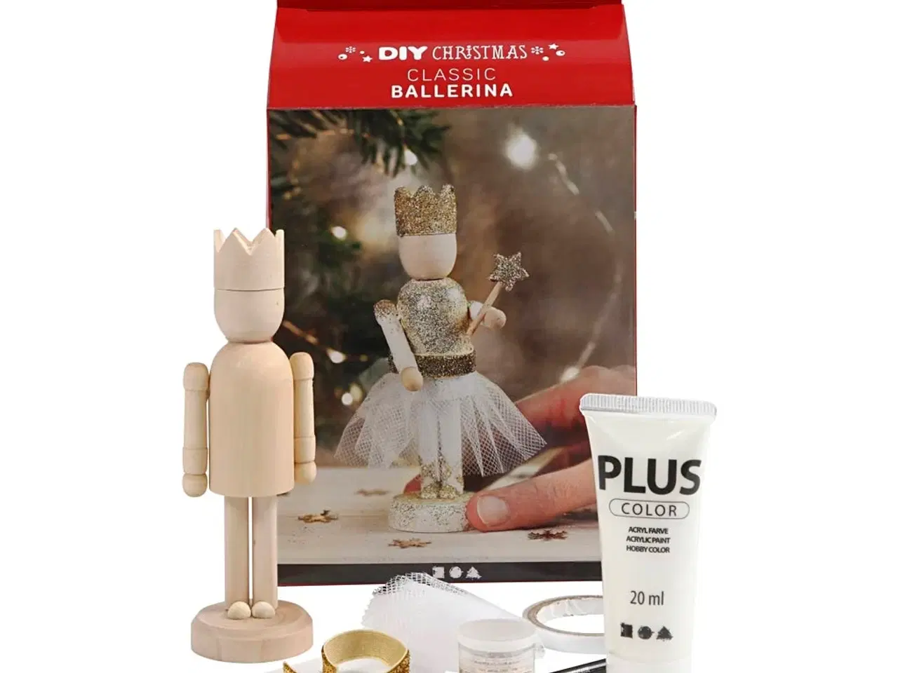 Billede 1 - Ballerina Kreativt Materialesæt til Unikke Dekorationer
