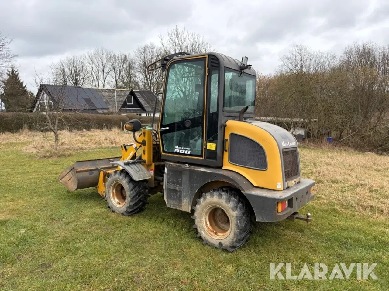 Billede 3 - Minilæsser Max-Loader 908 med skovl og pallegafler