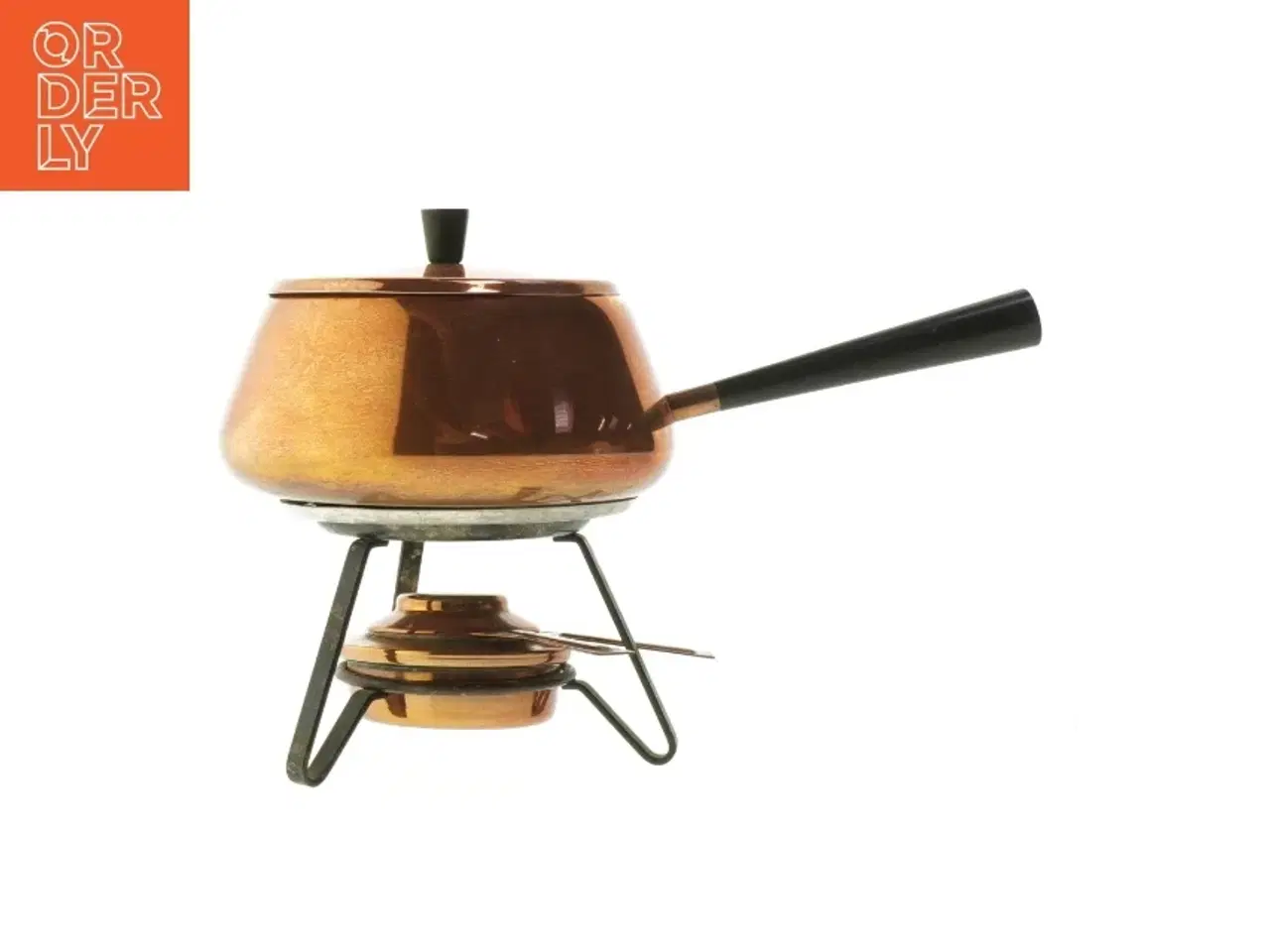 Billede 1 - Kobber fonduegryde (str. Ø 18 cm)