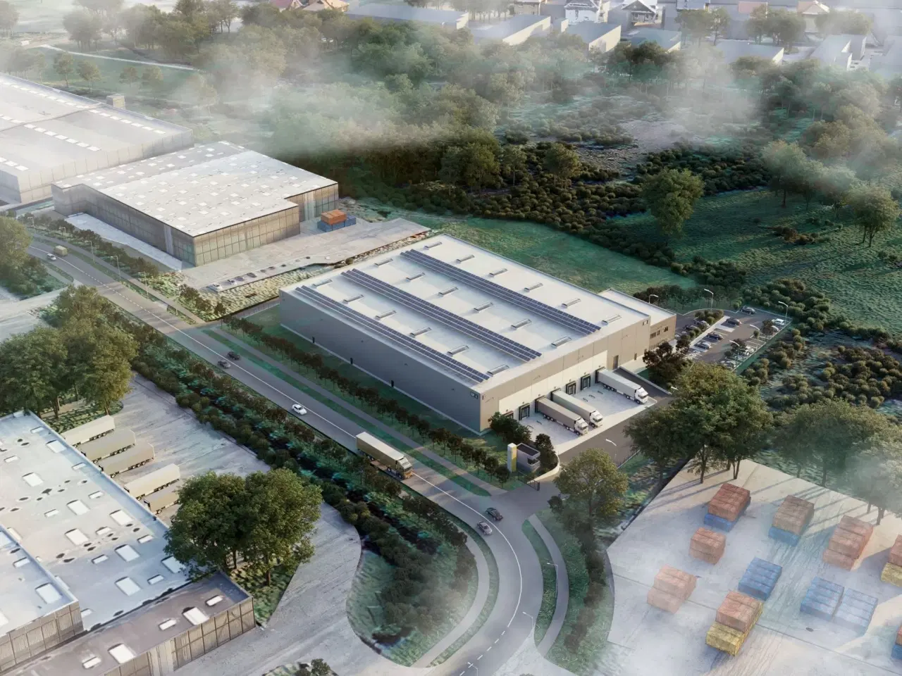 Billede 1 - Build-to-suit DGNB Guld: Op til 6.000 m² nyopført lagerejendom m. kontor