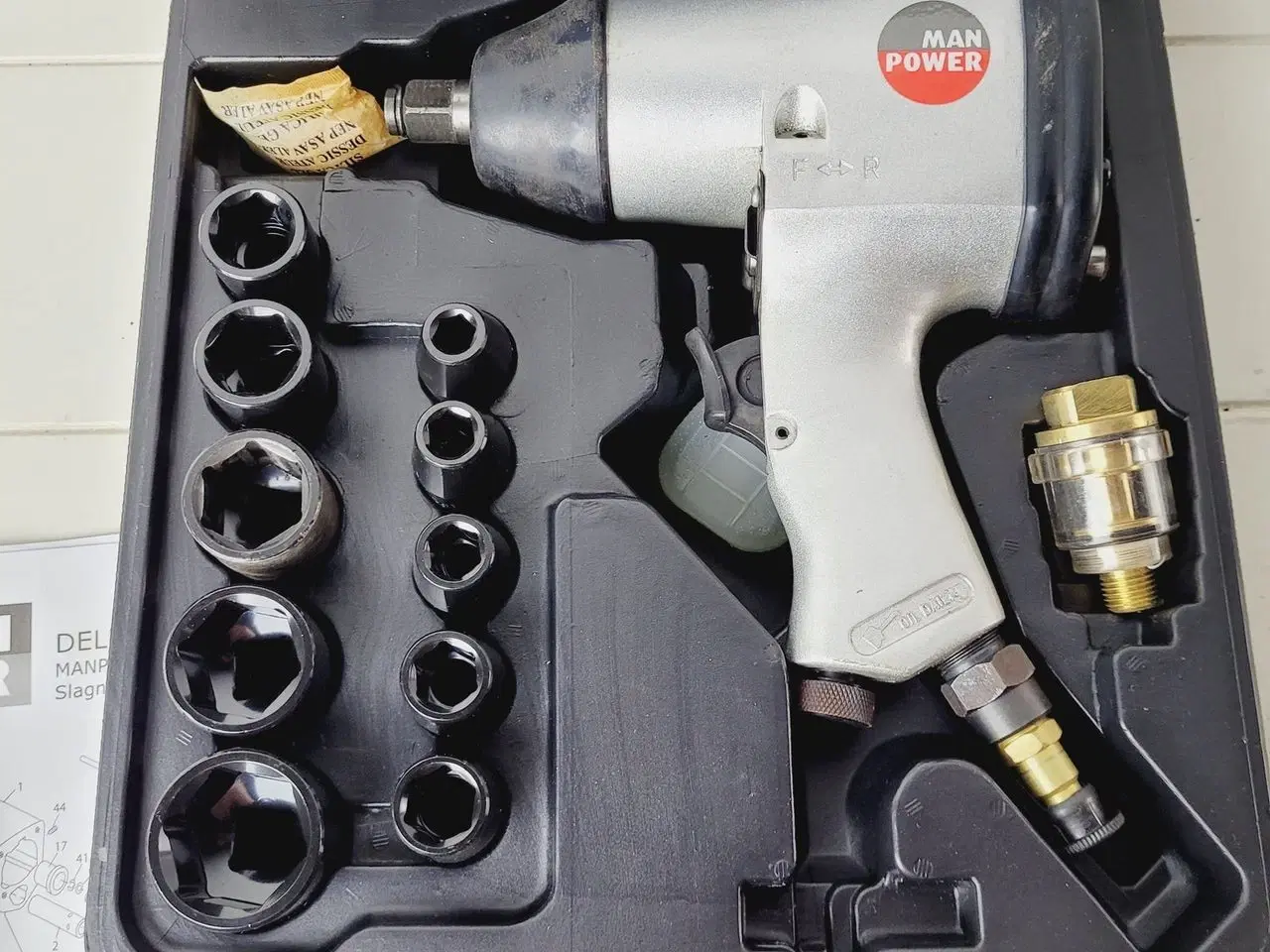Billede 5 - Man Power 1/2" slagnøgle / Luftnøgle – Næsten ny!