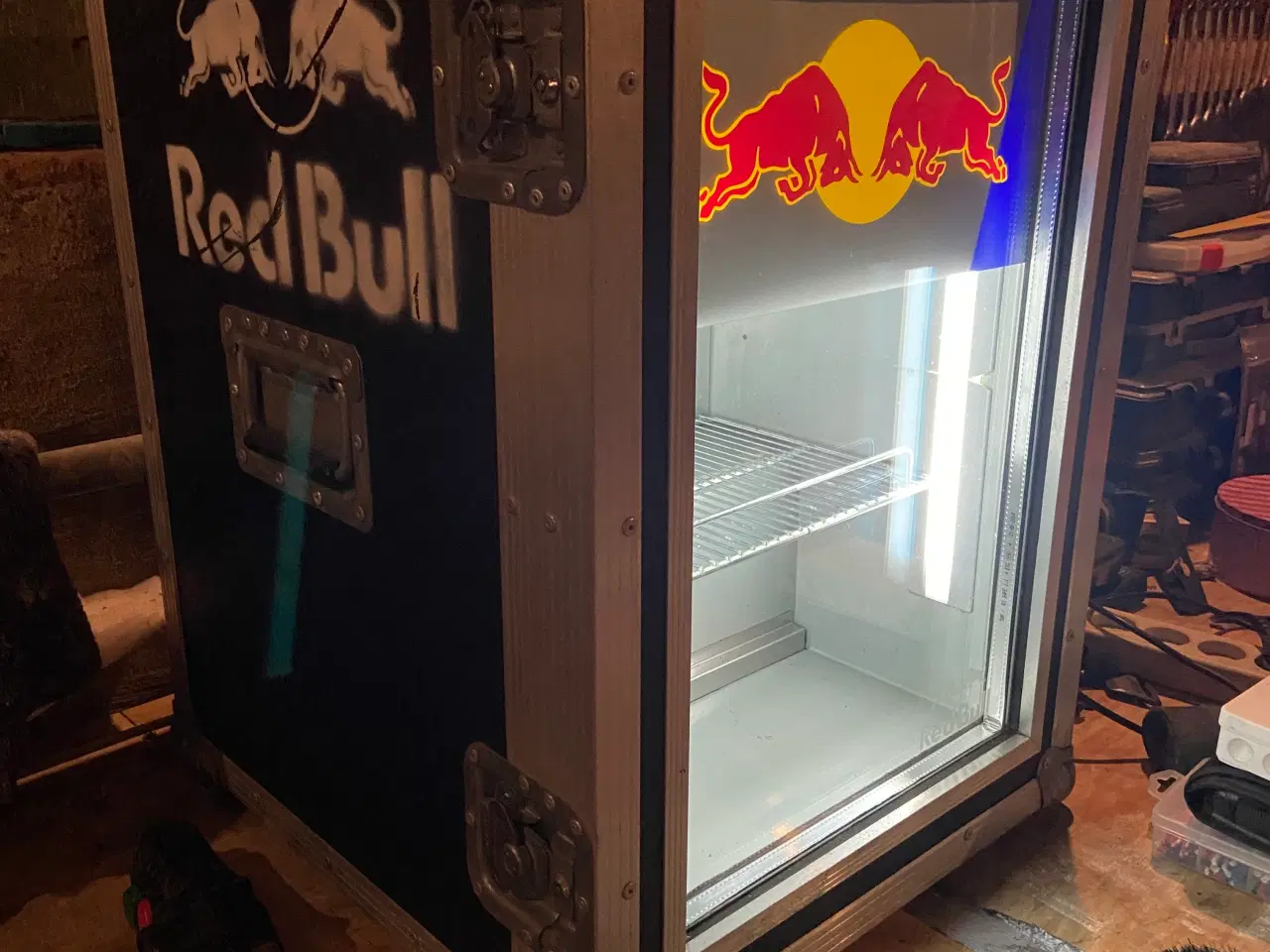 Billede 1 - Redbull køleskab -i  Flightcase