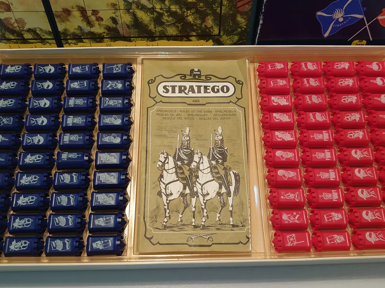 Billede 2 - Komplet Stratego brætspil fra 1978. Jumbo nr 495.
