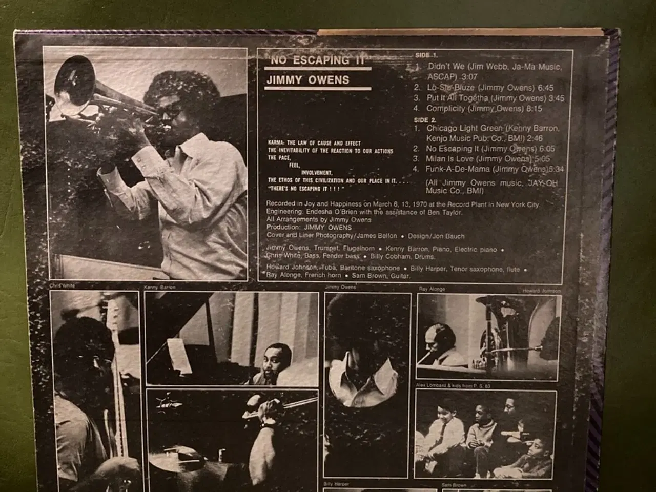 Billede 2 - Jimmy Owens: No Escaping It - vinyl LP