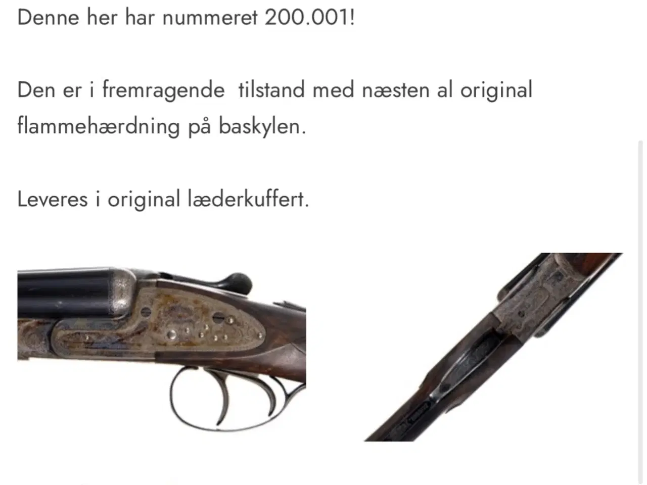 Billede 4 - Eksklusiv  Webley & Greener 