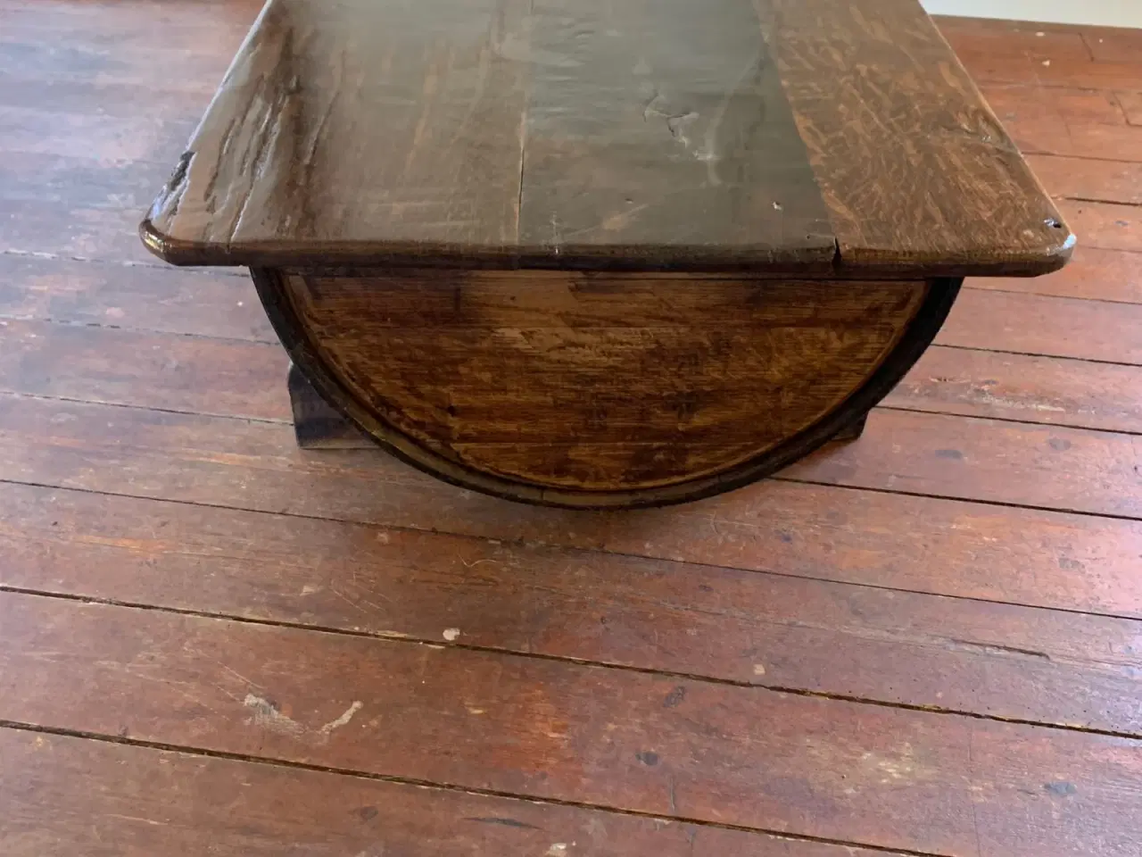 Billede 7 - Sofabord, lavet af ægte Whiskytønde fra Skotland