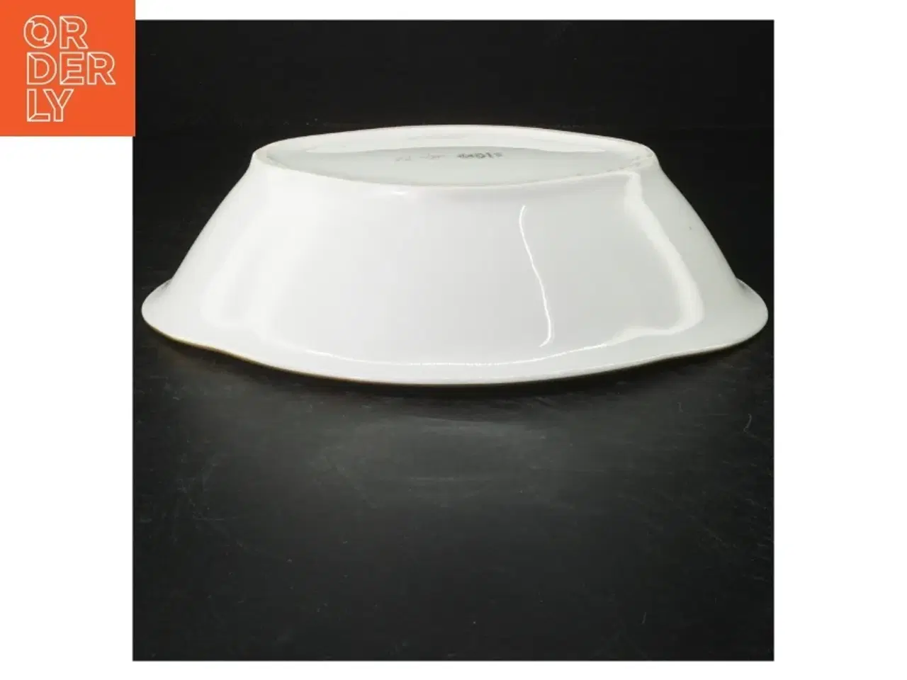 Billede 3 - Dekorativt fad med fiske motiv fra B&G (str. 24 x. 19 cm. h. 6 cm)