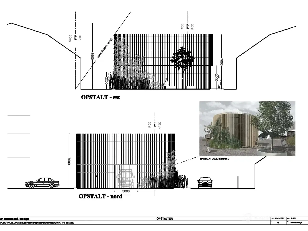 Billede 10 - Unik ejendom - Showroom - Lager - 3 meter port og dobbeltdør som kan åbnes helt op.