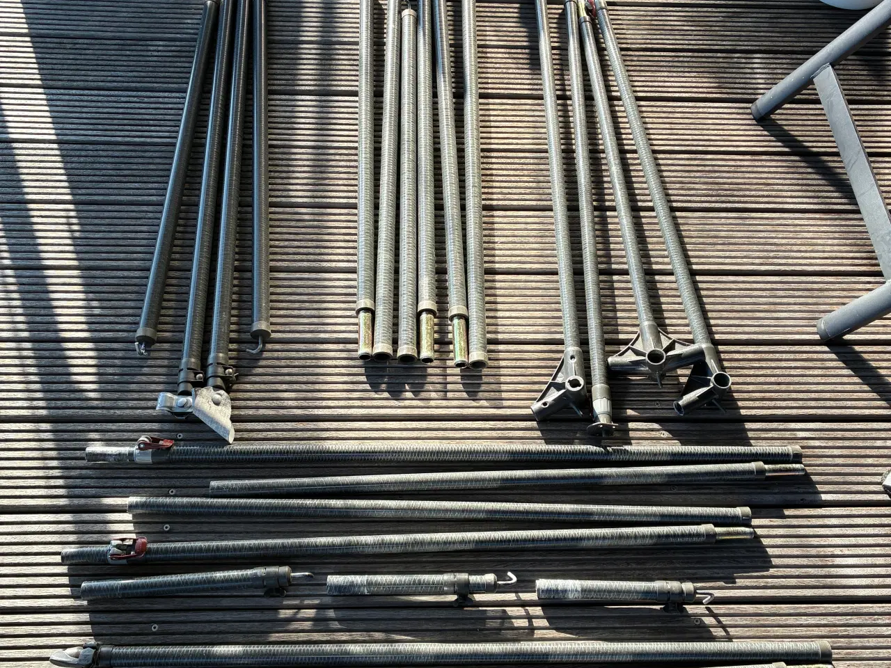 Billede 2 - Carbon stænger til fortelt G18, 250 cm