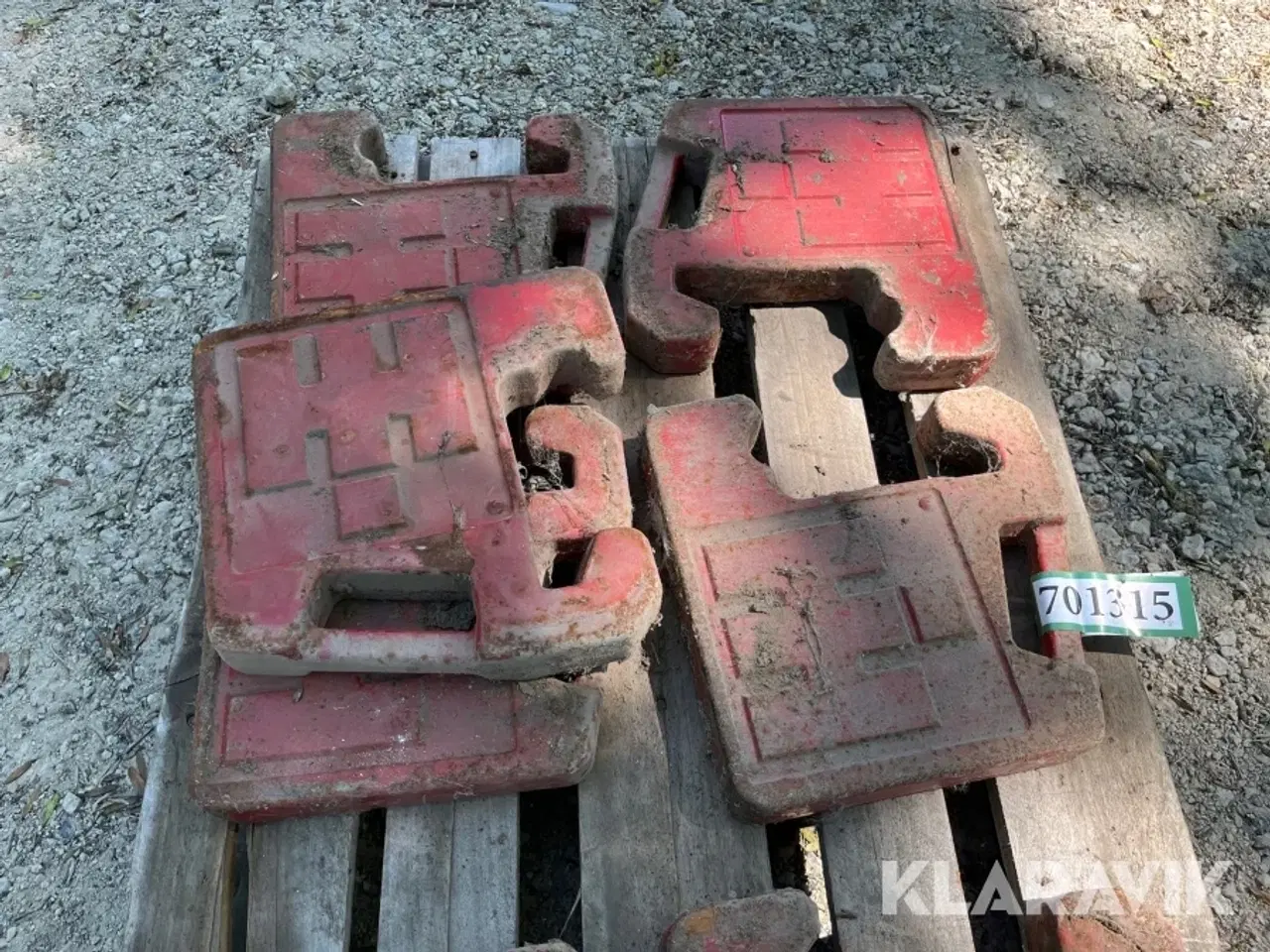 Billede 4 - Vægtklodser IH 30kg 11 styk