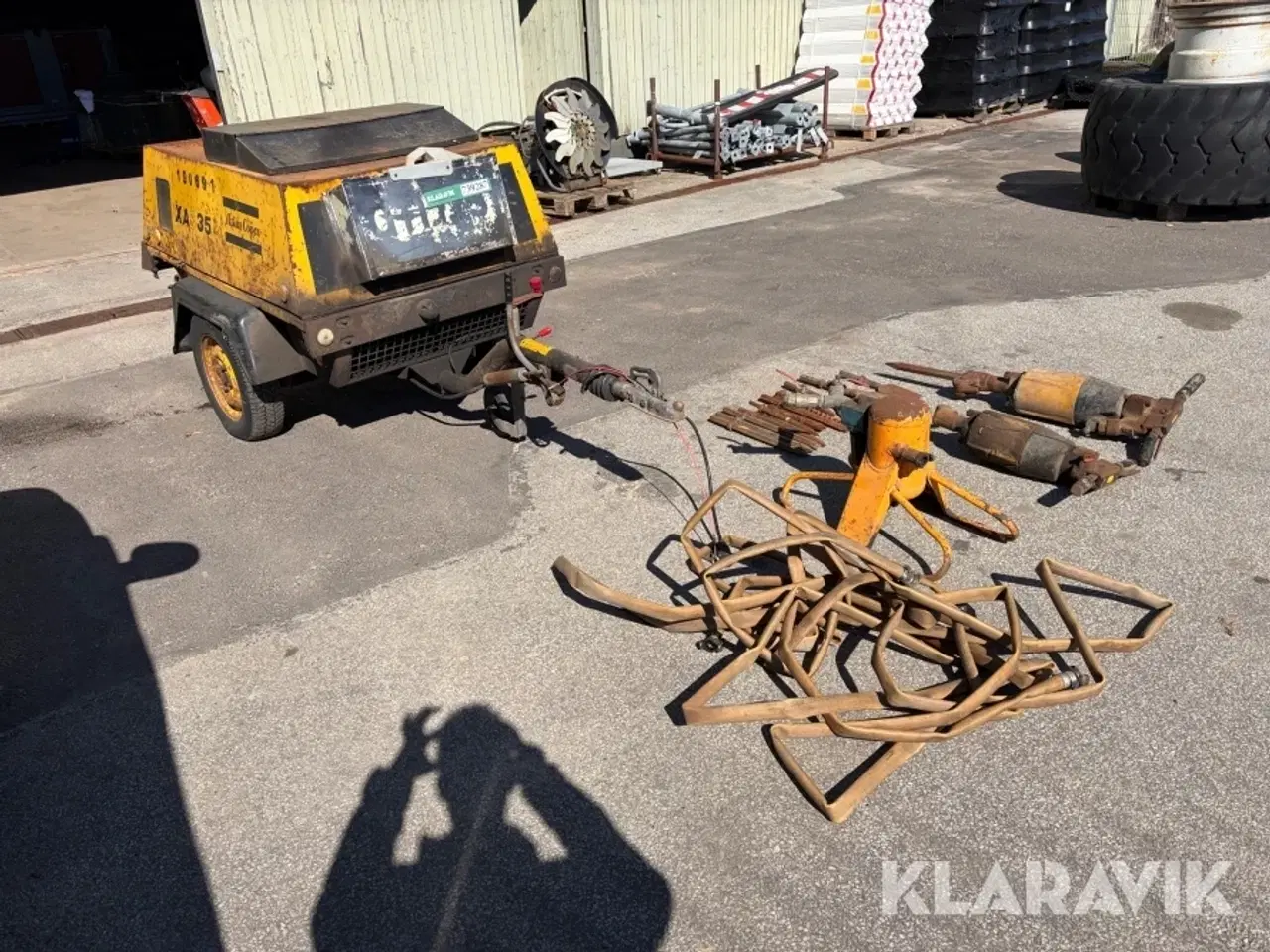 Billede 7 - Kompressor Atlas Copco XAS35 med tilbehør