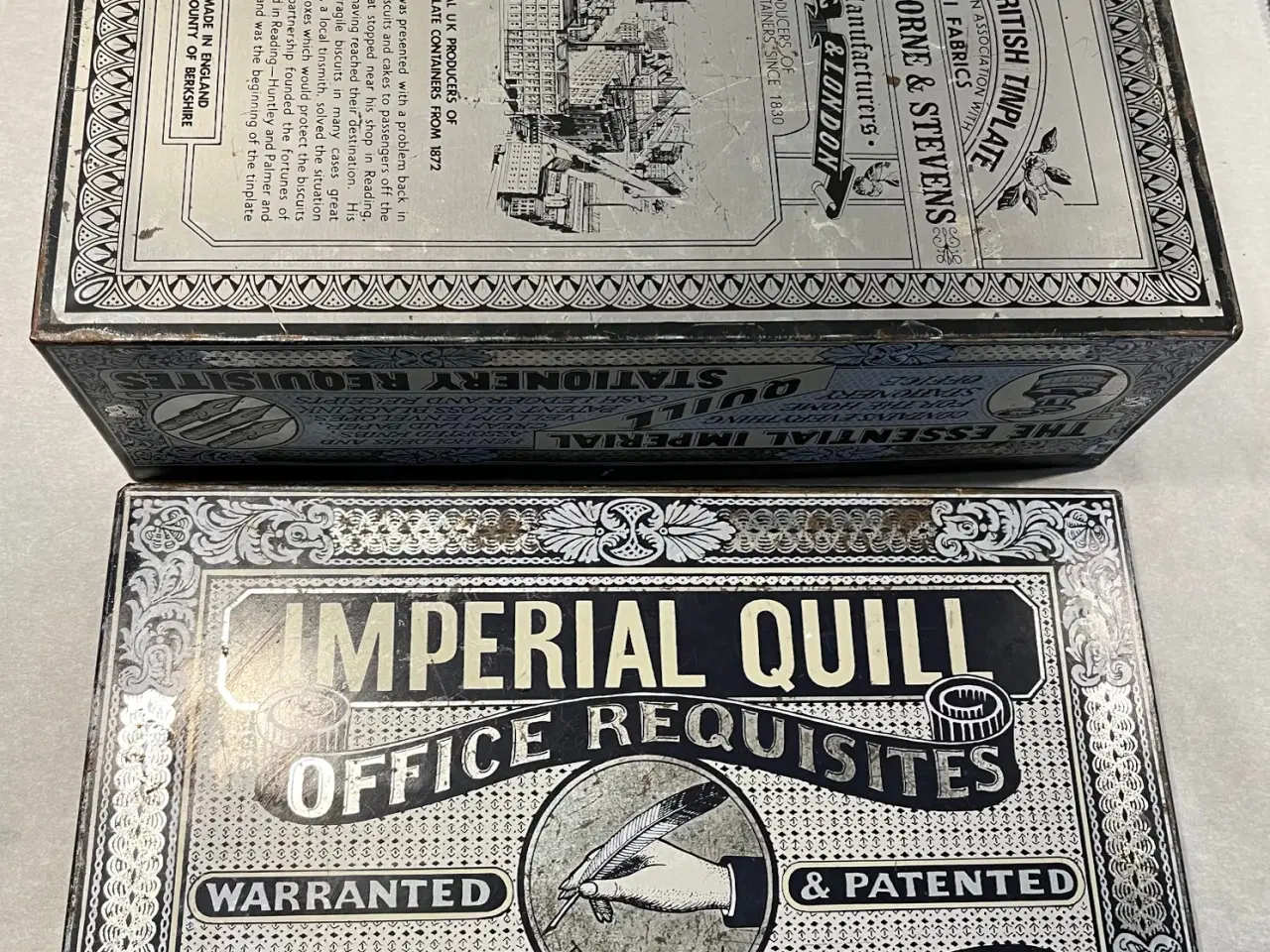 Billede 3 - Antik Imperial Quill Office Box - SJÆLDEN samleobj