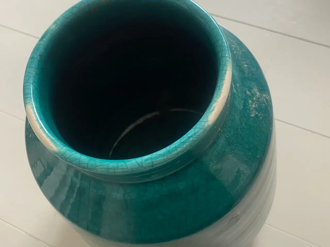 Billede 2 - Grøn vase / gulvvase