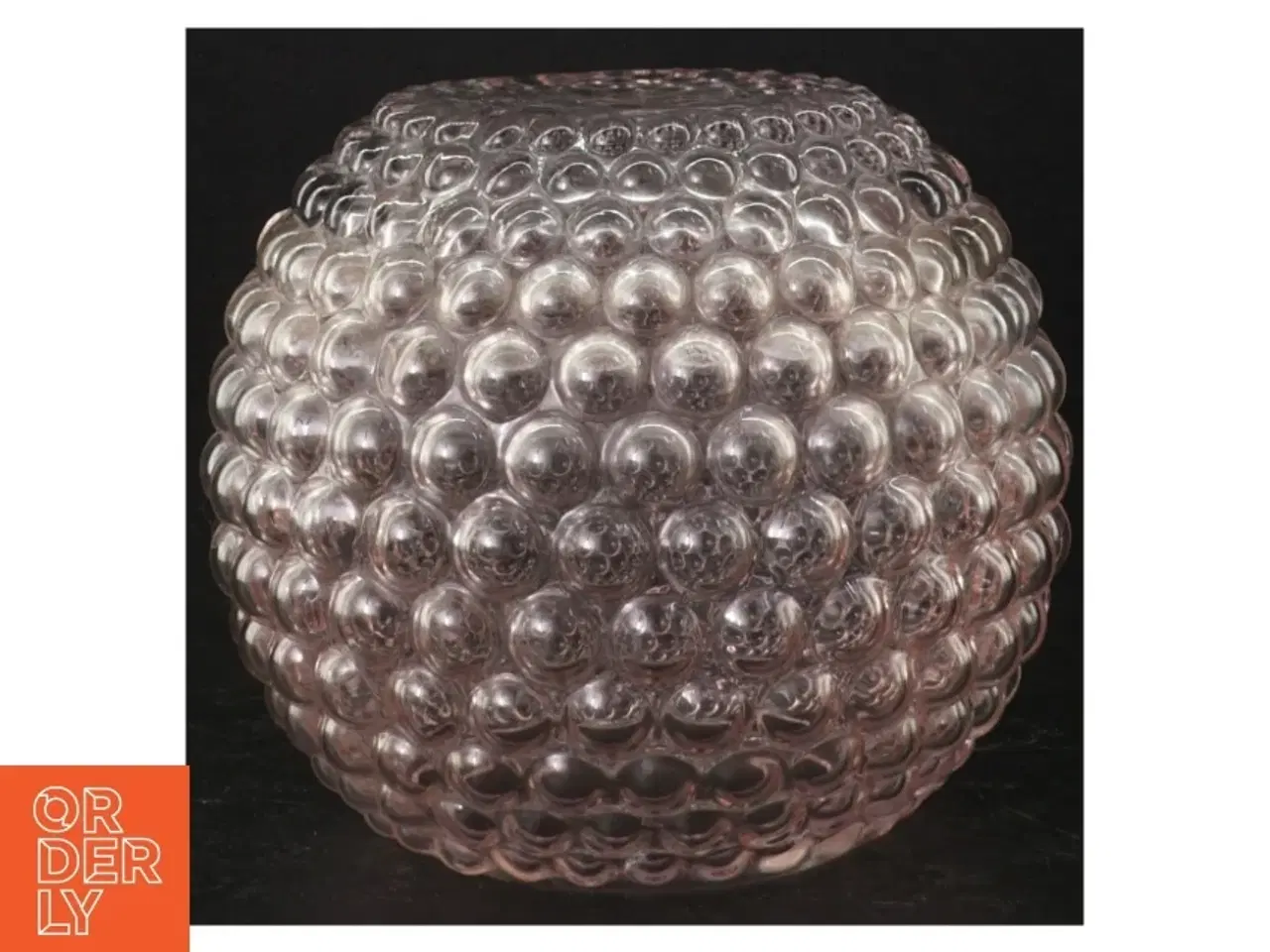 Billede 1 - Glas skål med boble-tekstur (str. Ø 17 cm)