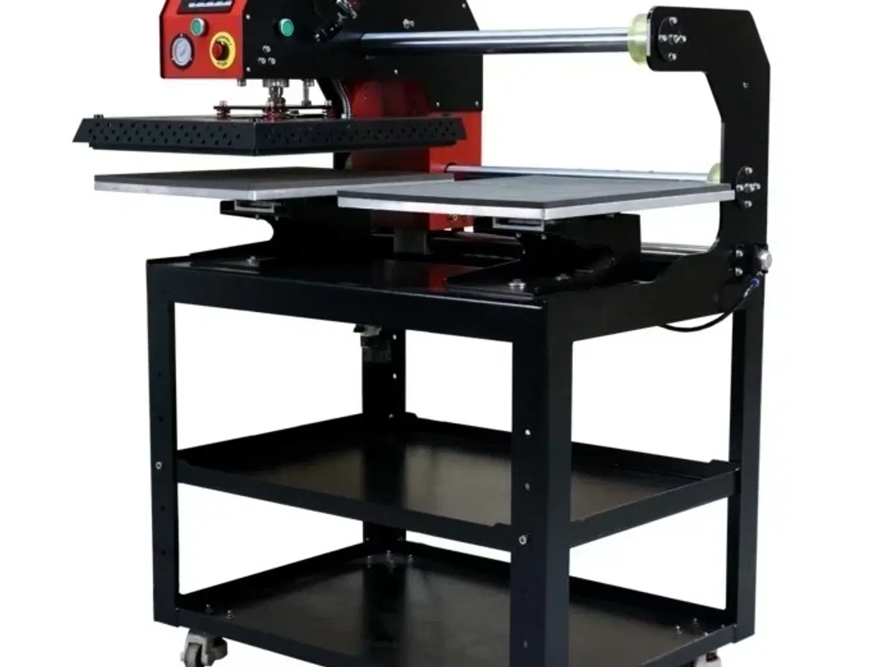 Billede 1 - Pneumatisk Dobbeltstation Automatisk Varmepresse med Laserpositionering