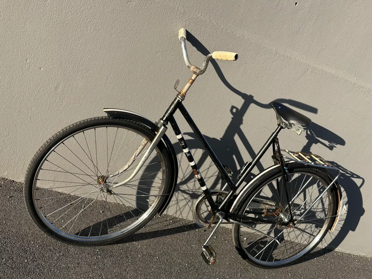 Billede 6 - Sort DBS retro damecykel – single speed, patina og