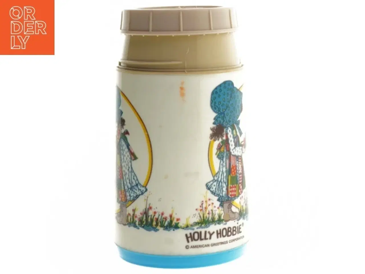 Billede 2 - Vintage/retro Holly Hobbie termoflaske fra Aladdin (str. Ø. 7,5 cm. længde. 16,5 cm)