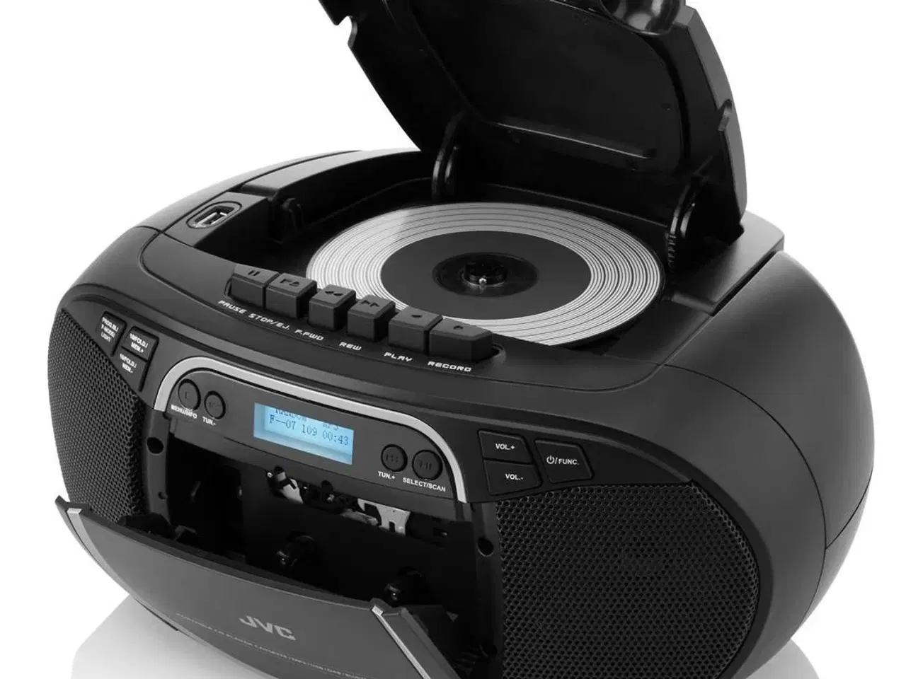 Billede 8 - DAB+ radio med CD og kassette – JVC RC‑E561B i sort