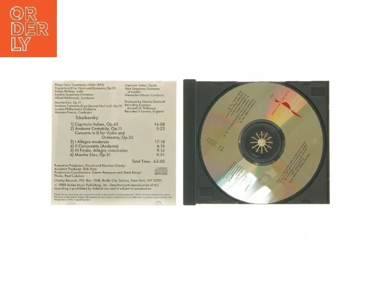 Billede 3 - CD med Itzhak Perlman og London Symphony Orchestra